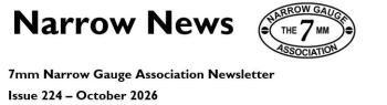 Narrow News 224, October 2026 Banner